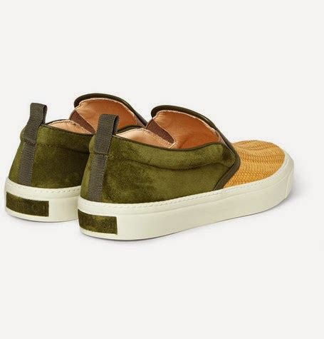 gucci woven slip ons